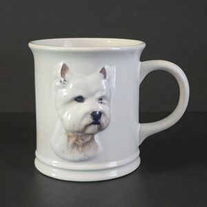 Vintage Westie 1999 XPRES Best Friend Originals 3D 12oz Beverage Mug Clean White